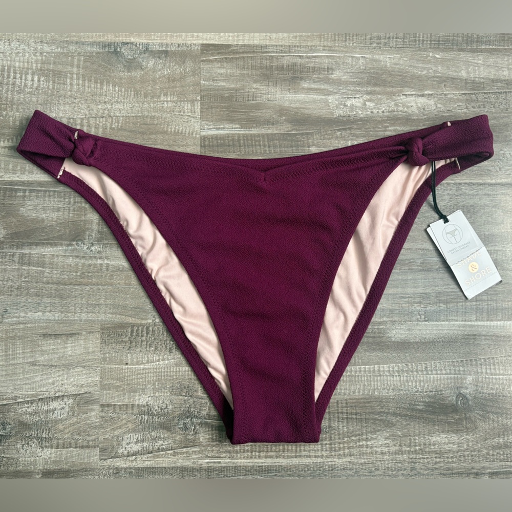 Shade & Shore Extra Cheeky Lowest Coverage Bikini Bottom XLarge NWT